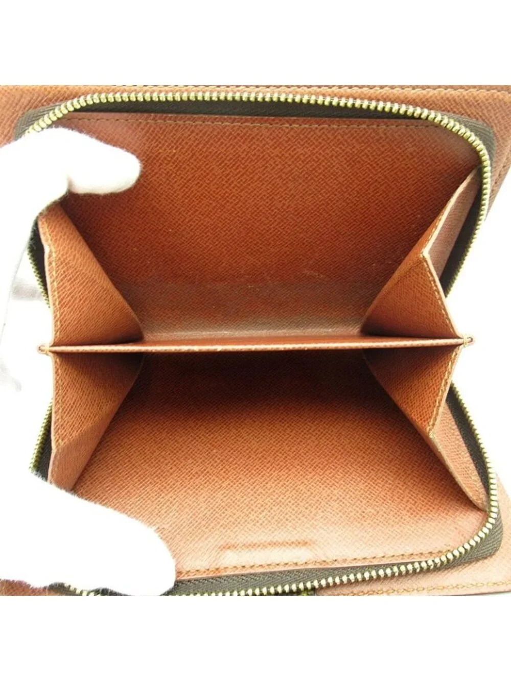 Louis Vuitton Porte Tresor Etuy Pappeye Monogram Brown Wallet